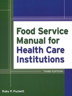 cover image of Food Service Manual for Health Care Institutions